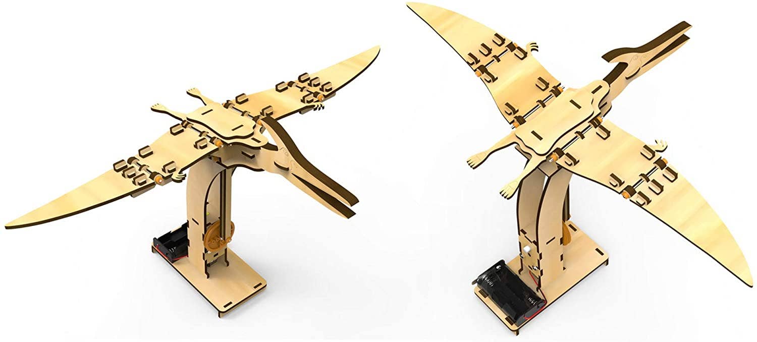 Texas Toy Distribution - Wholesale DIY craft kit – Child - Pterosaur DIY Electric Puzzle Assembly STEM Kit – 82 pcs1