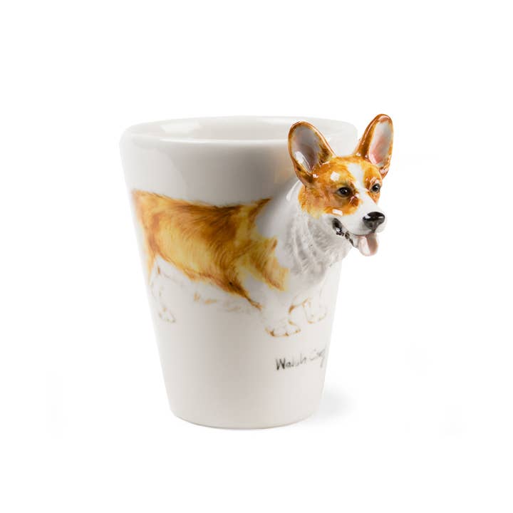 Blue Witch Welsh Corgi 8oz kaffemugg för wholesale av Creatico
