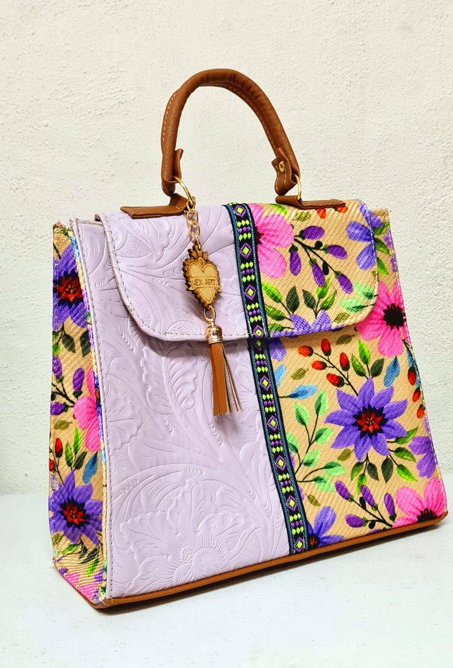 GMCE Global Trading, LLC - Wholesale Backpack - Women's - Handcrafted Artisan Backpack Embroidered Jute 13