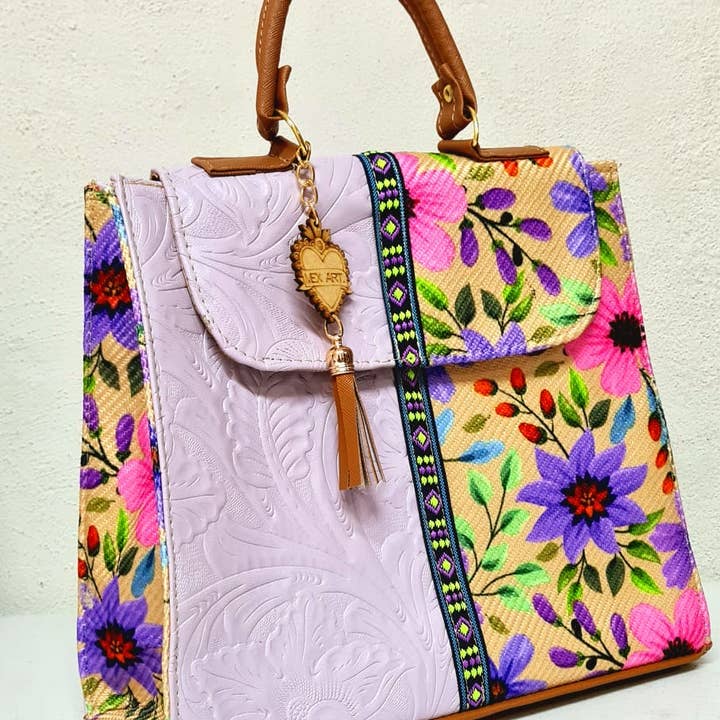 GMCE Global Trading, LLC - Wholesale Backpack - Women's - Handcrafted Artisan Backpack Embroidered Jute 13