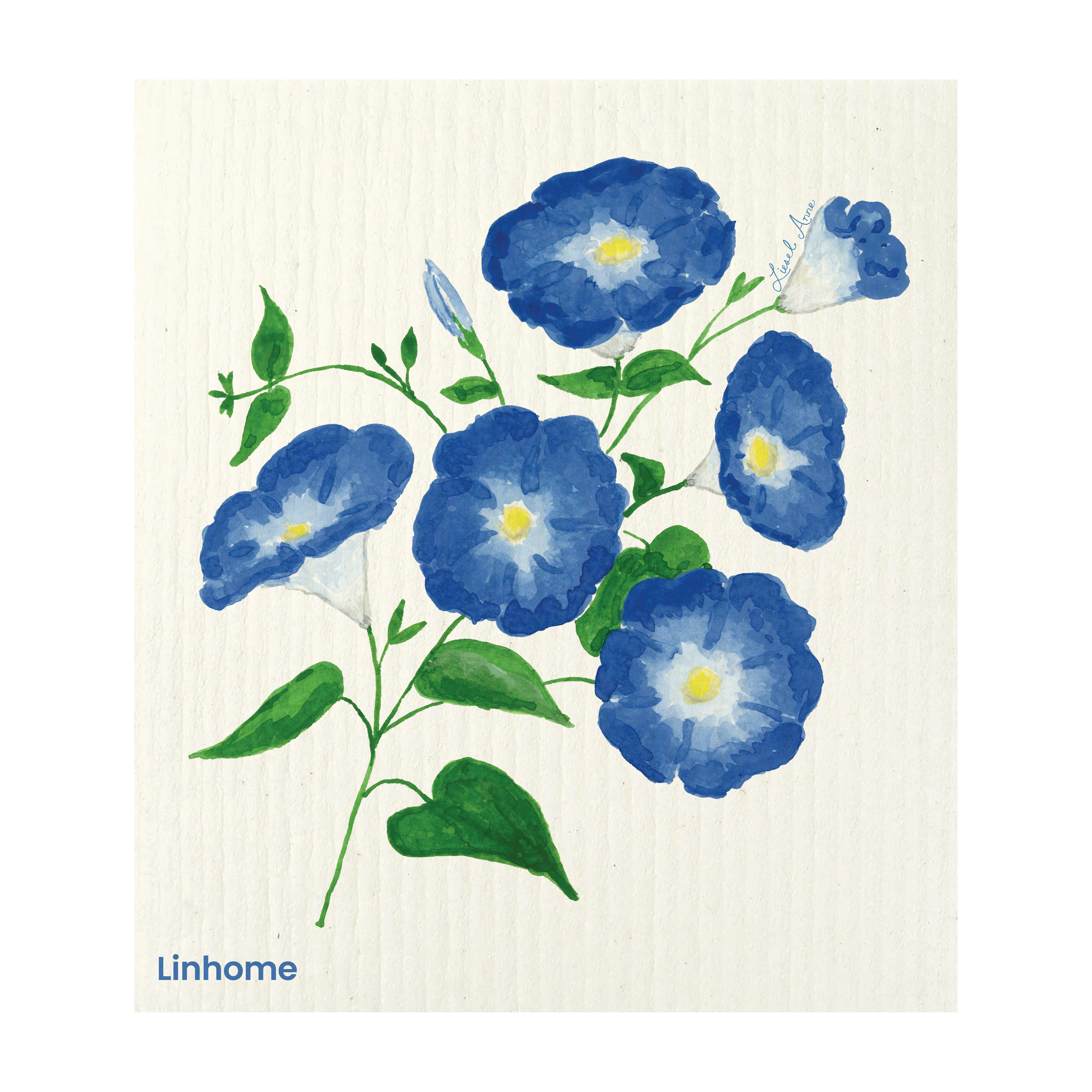 Linhome - Wholesale Dishcloth - Blooming Garden – Linhome x Liesel Anne Swedish Dishcloths - 5 Pack1