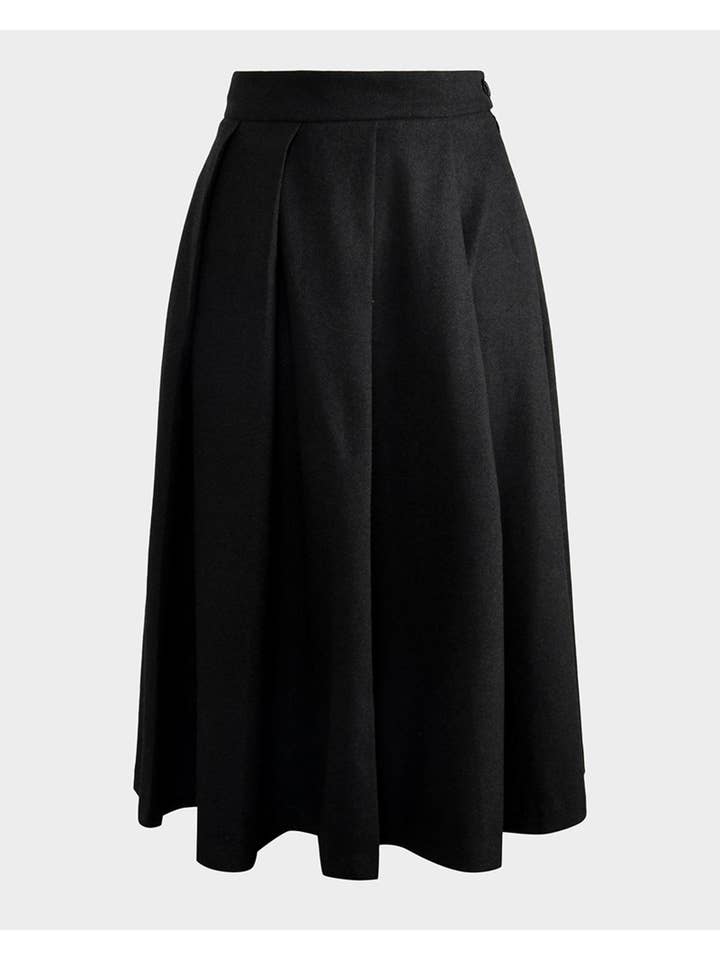 Forcast - Wholesale Skirt – Women’s - Forcast Women's Ryan Pleated Midi Skirt4