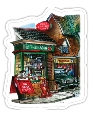 Totally Toronto Art/Sassy City Studio – wholesale Retailer display – Paper & novelty – Corrie Magnet & Sticker Collection | Coronation Street Gifts5