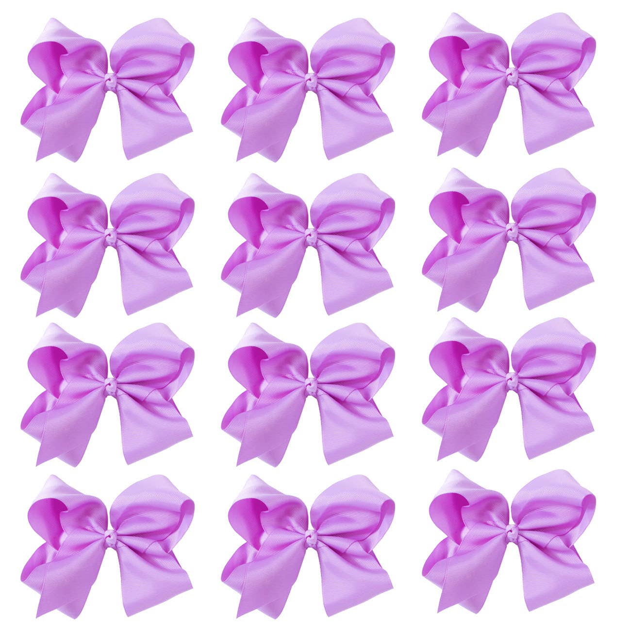 Hana - Wholesale Hair Bow - Kids - 8 Inch Hair Bow With Alligator Clip (12pc)7