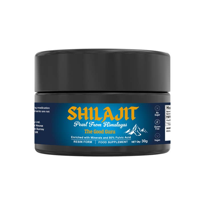 The Good Guru - Wholesale Oral Supplement/Vitamin - Pure Shilajit RESIN (Pearl) 30gm