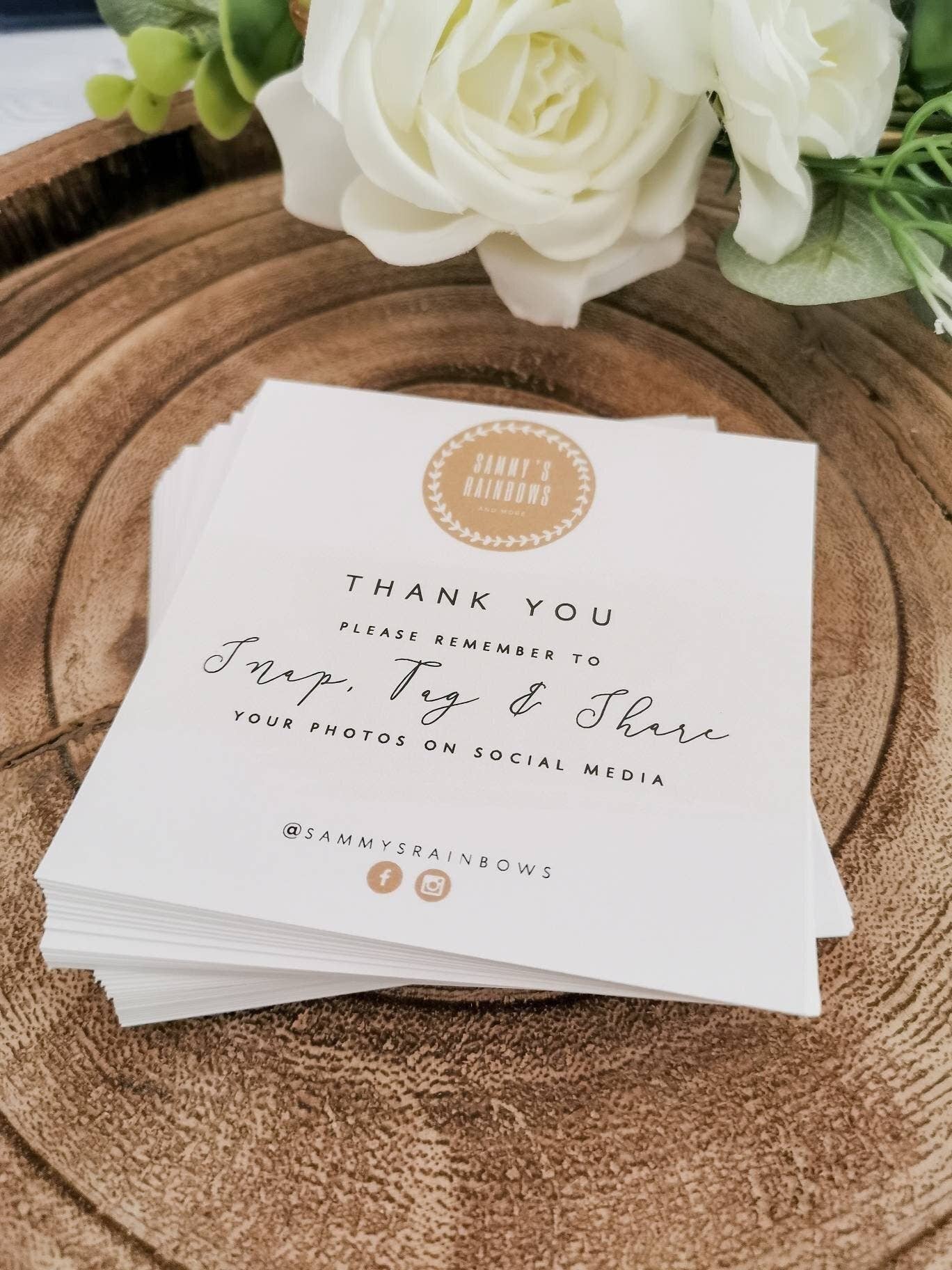 SR Creative Studio – wholesale Thank you card – Custom Business, Snap Tag, Compliment & Thank You Cards4
