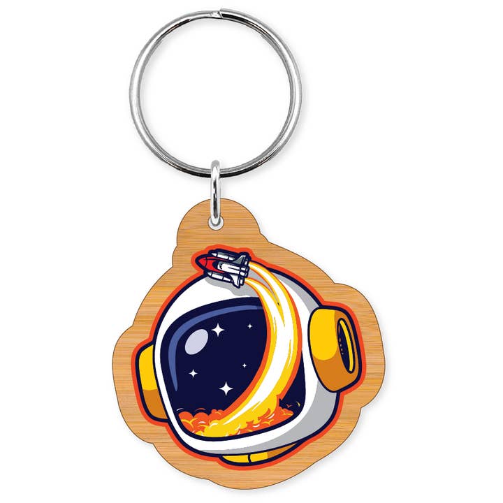 Morris Magnets - Wholesale Keychain - Unisex - Keychain - Astronaut Shuttle Helmet2