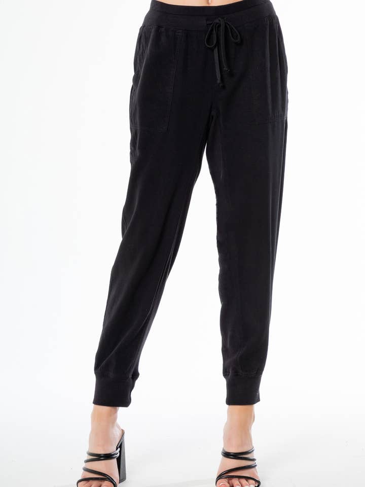 Maven West - Wholesale Lounge Sweatpants/Joggers - Women's - MIXED MEDIA DRAWSTRING JOGGER6