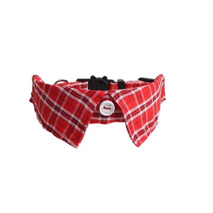 Cheerhunting - Wholesale Pet collar – Cat - Mokka - Plaid Cat Collar with Bell