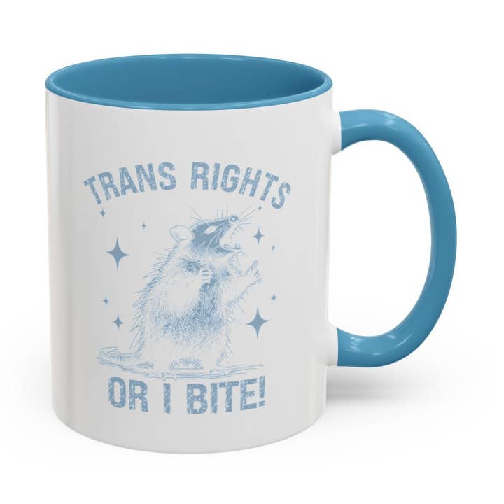 Kennidi Co. - Wholesale Coffee Mug - Trans Rights or I Bite Mug1