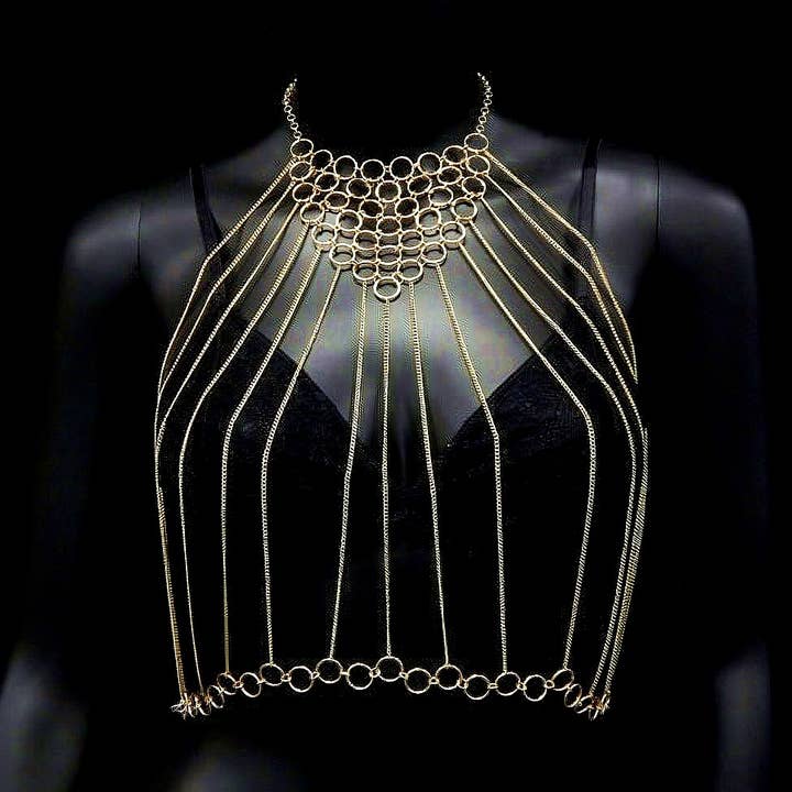 Chaîne de corps multicouche Crop Top pour la vente par Diacly