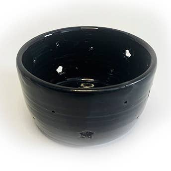 Mörkblå keramisk ljusstake för wholesale av Benicek