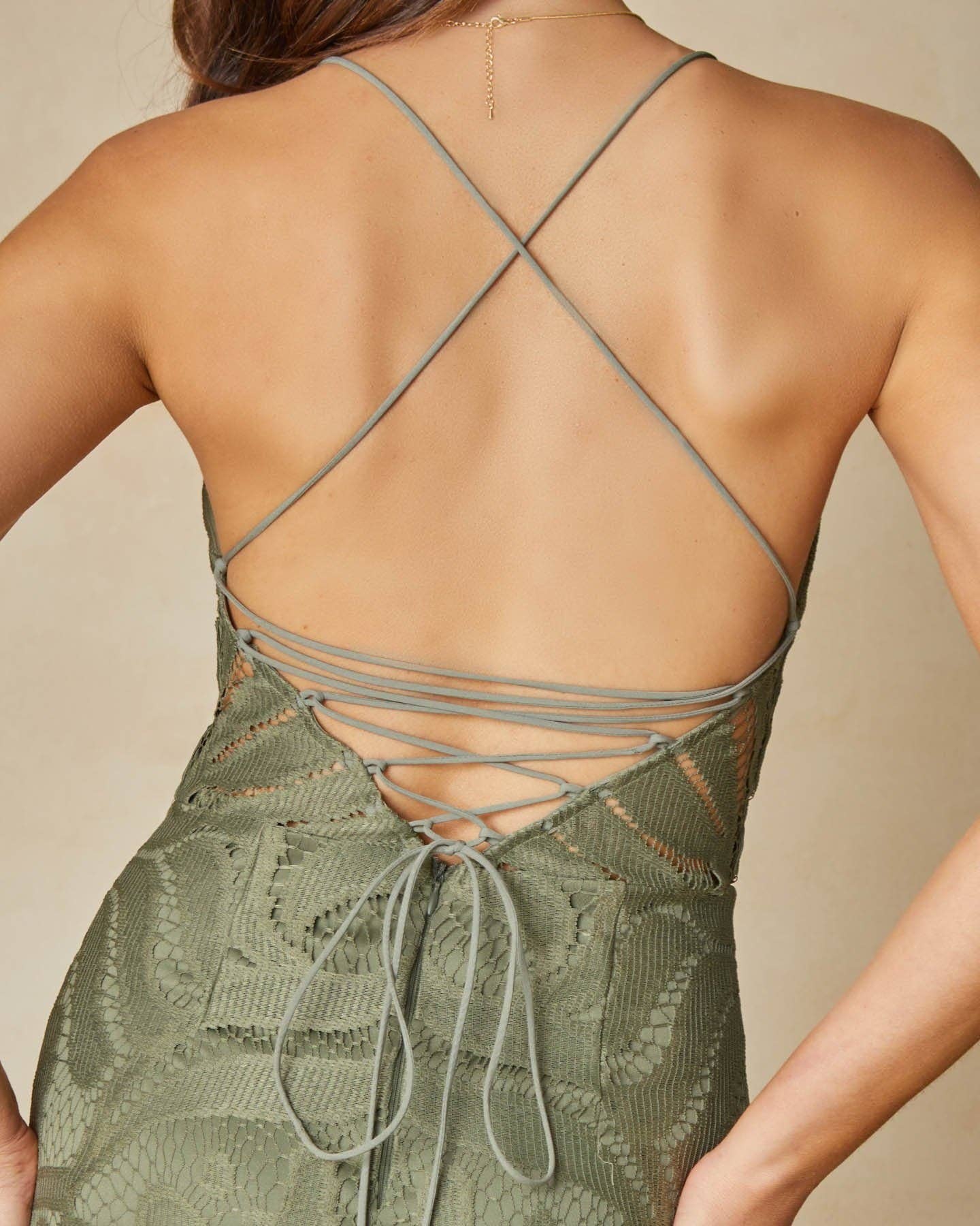 Twosisters The Label - Wholesale Dress - Women's - Khaleesi Dress - Moss Green3