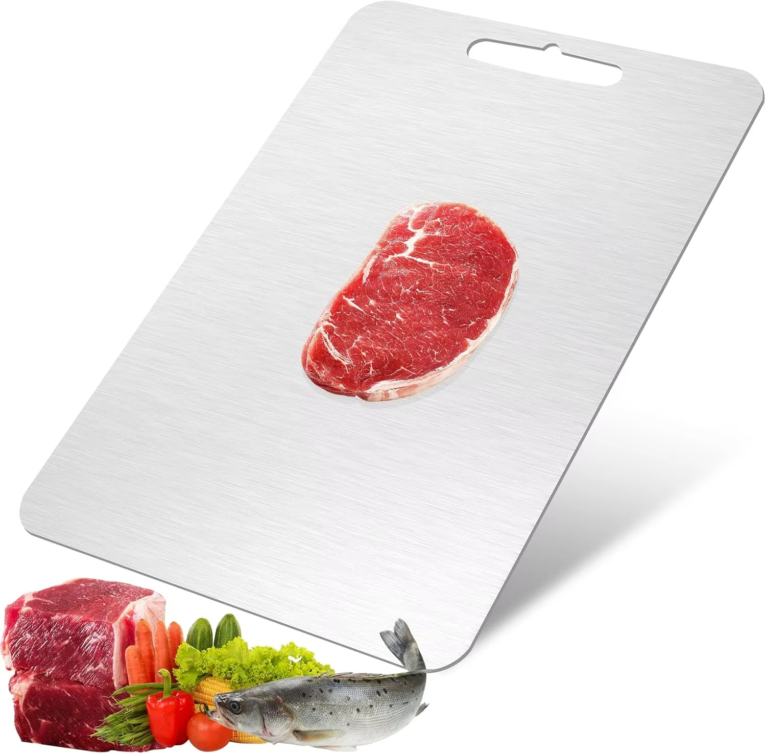 VIGOR - Wholesale Kitchen Appliance - Kitchen Stainless Steel Food Grade Cutting Board1