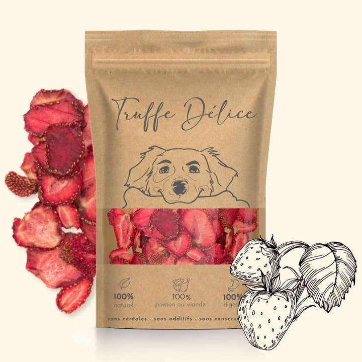 Truffe Délice – wholesale Pet treats – Dog – Strawberry dog