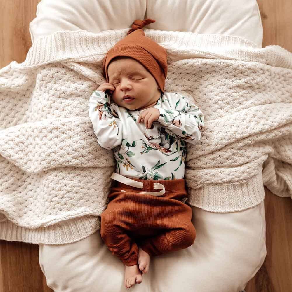 Snuggle Hunny - Wholesale Bodysuit (Non-Footed) - Baby - Eucalypt Long Sleeve Organic Bodysuit3