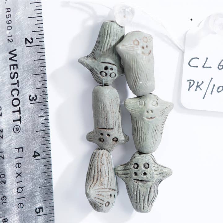 Clay Beads - Ghost ca. 100 pezzi per la vendita all'ingrosso da parte di R. Expo/Song of India