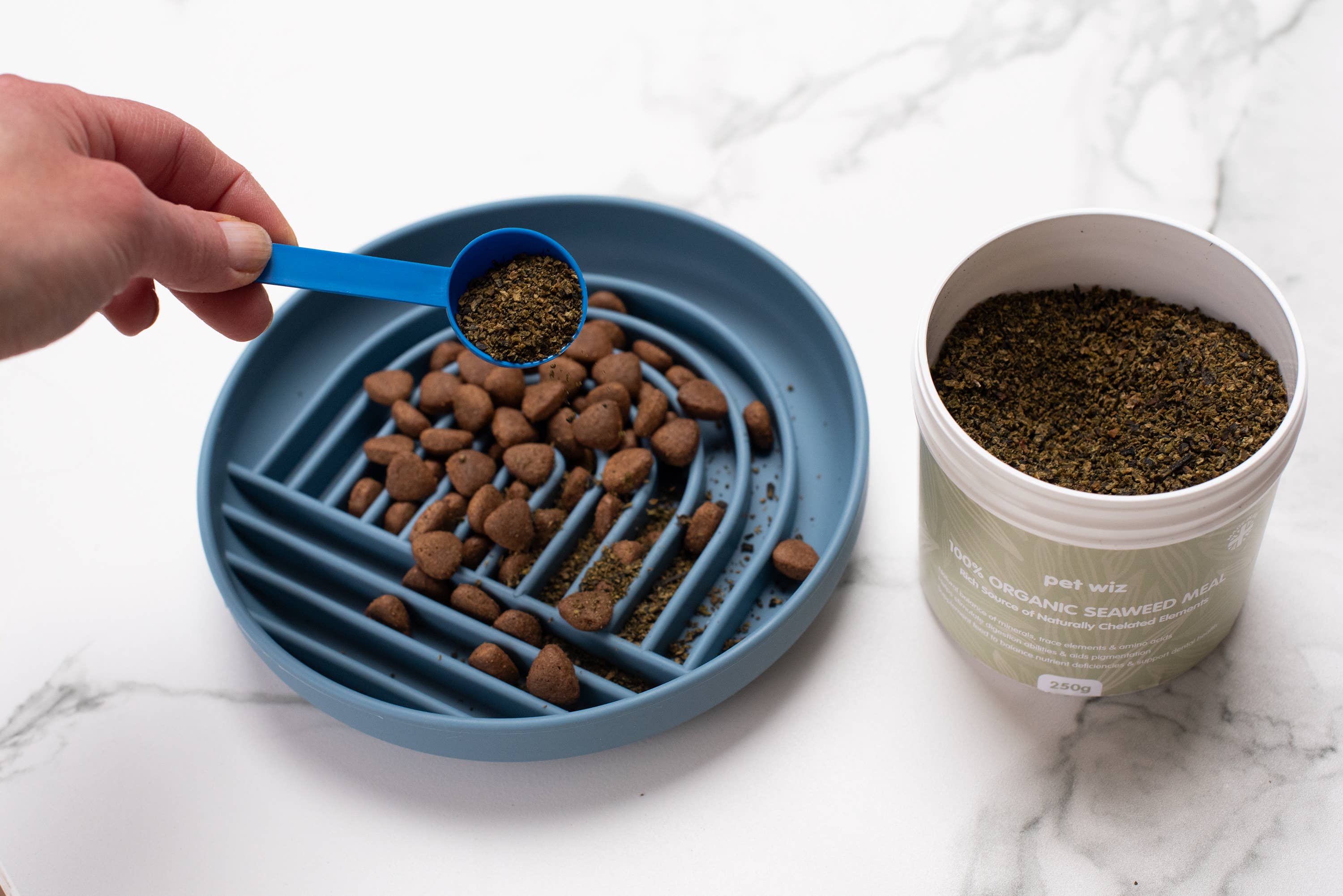 Pet Wiz - Wholesale Drinkbak - Kat/Hond - Siliconen slowfeeder voerbak met zuignap11