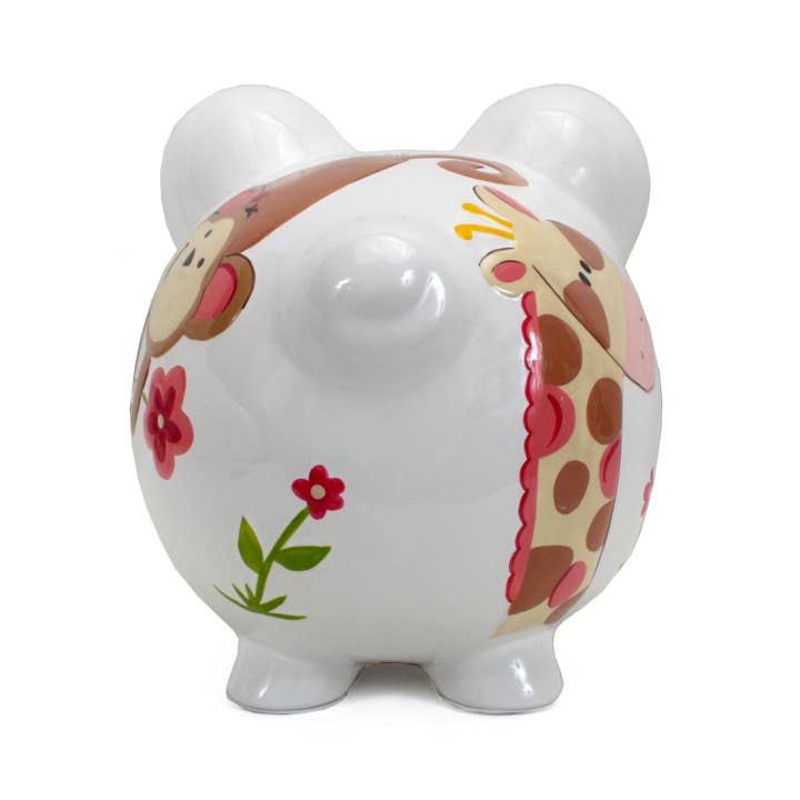 Child To Cherish® - Wholesale Money/Piggy Bank - Kids & Baby - Large Jungle Jill Pig