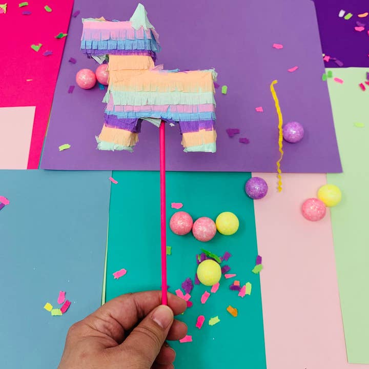 Donkey Piñata Cake Topper: Fiesta Birthday, Cinco de Mayo for wholesale by My Soiree Designs