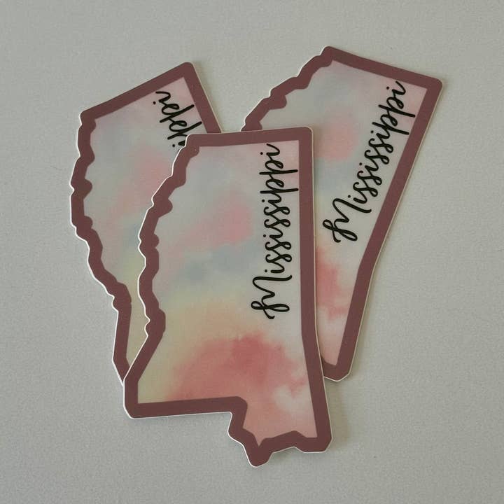 Mississippi Sticker for wholesale by Createmerchco