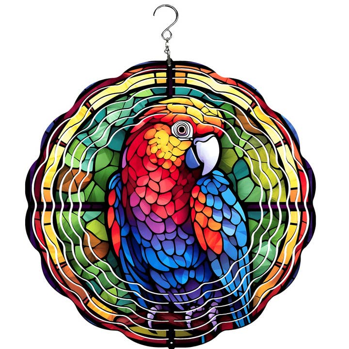 Parrot Wind Spinner for wholesale by Traci's Fun Creations