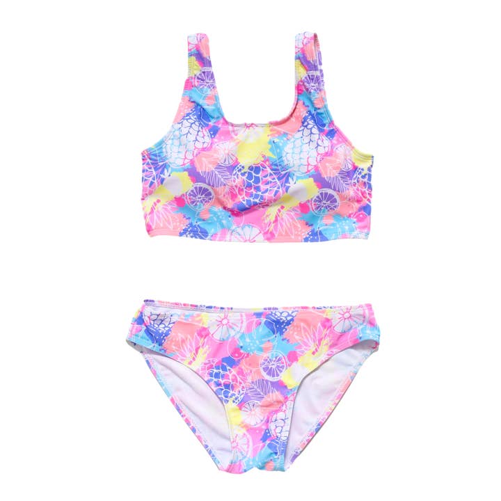 Costume da bagno a due pezzi Sunset Candy per la vendita all'ingrosso da parte di Blueberry Bay