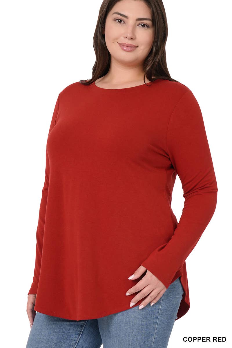 42POPS - Vente Tunique – femme - Tunique à ourlet arrondi Reg/Plus45