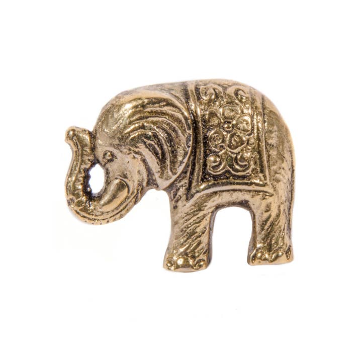 Namaste – wholesale Knob/pull – Metal Elephant Shaped Knob1