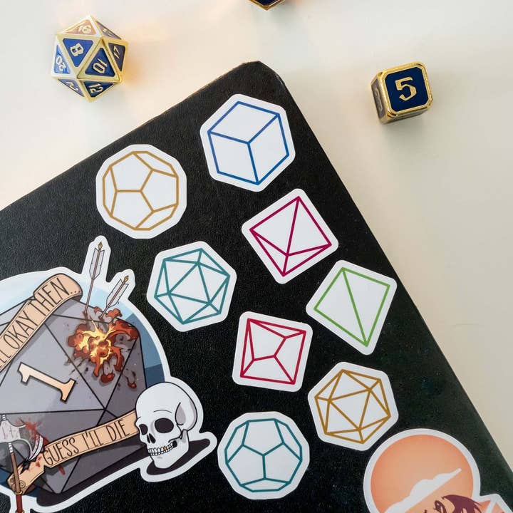 GlassStaff - Wholesale Sticker - Minimal DnD Sticker