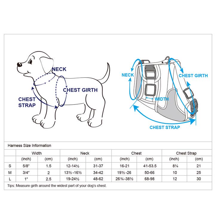 Blueberry Pet - Wholesale Pet Harness - Dog - Textured Tweed Dog Harness Vest