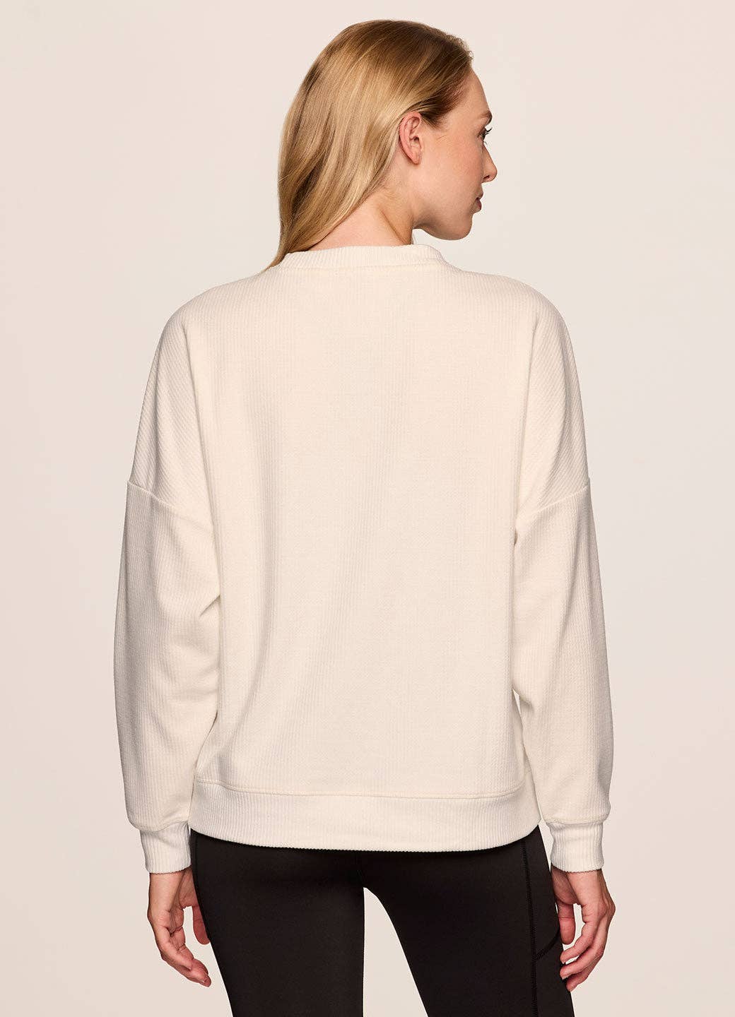 RBX Active - Wholesale Sweatshirt - Women's - Off Days Relaxed Waffle Knit Sweatshirt6