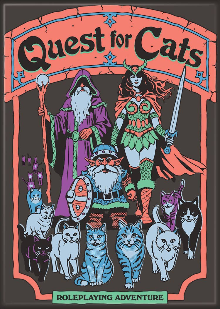 Ata-Boy - Wholesale Magnet - Steven Rhodes Quest For Cats Magnet0