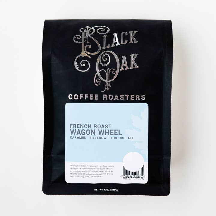 Roda de vagão French Roast por atacado de Black Oak Coffee Roasters