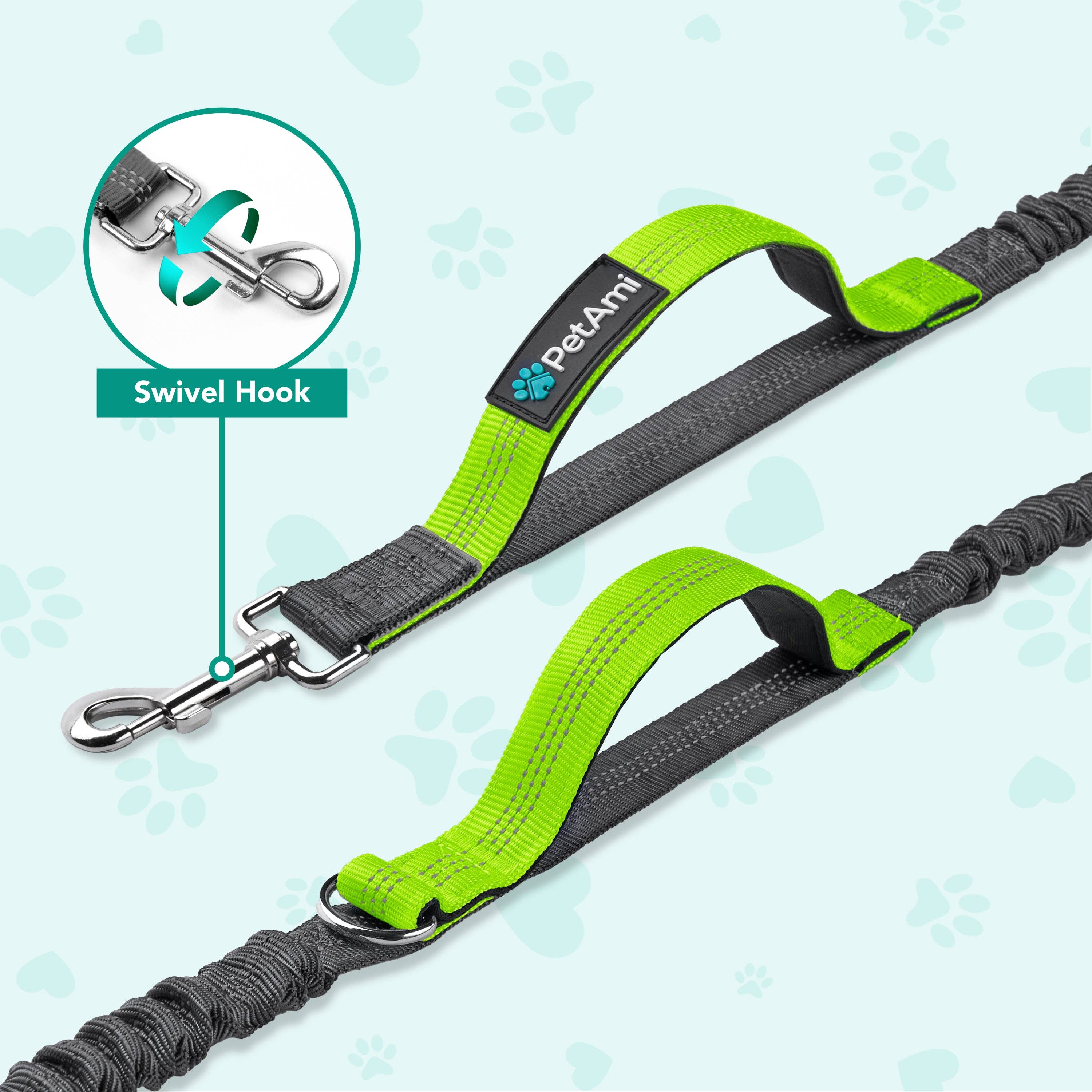 PetAmi - Wholesale Pet Leash - Dog - Heavy Duty Hands Free Dog Leash Belt5