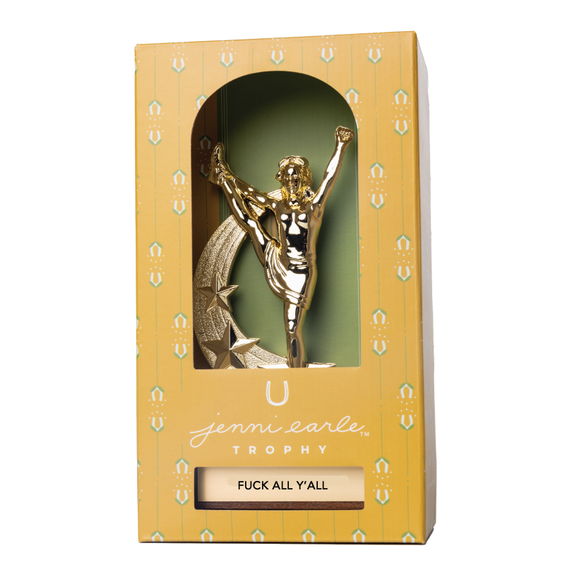Jenni Earle - Wholesale Decorative Figurine - Gift Trophy - "FUCK ALL Y'ALL"3