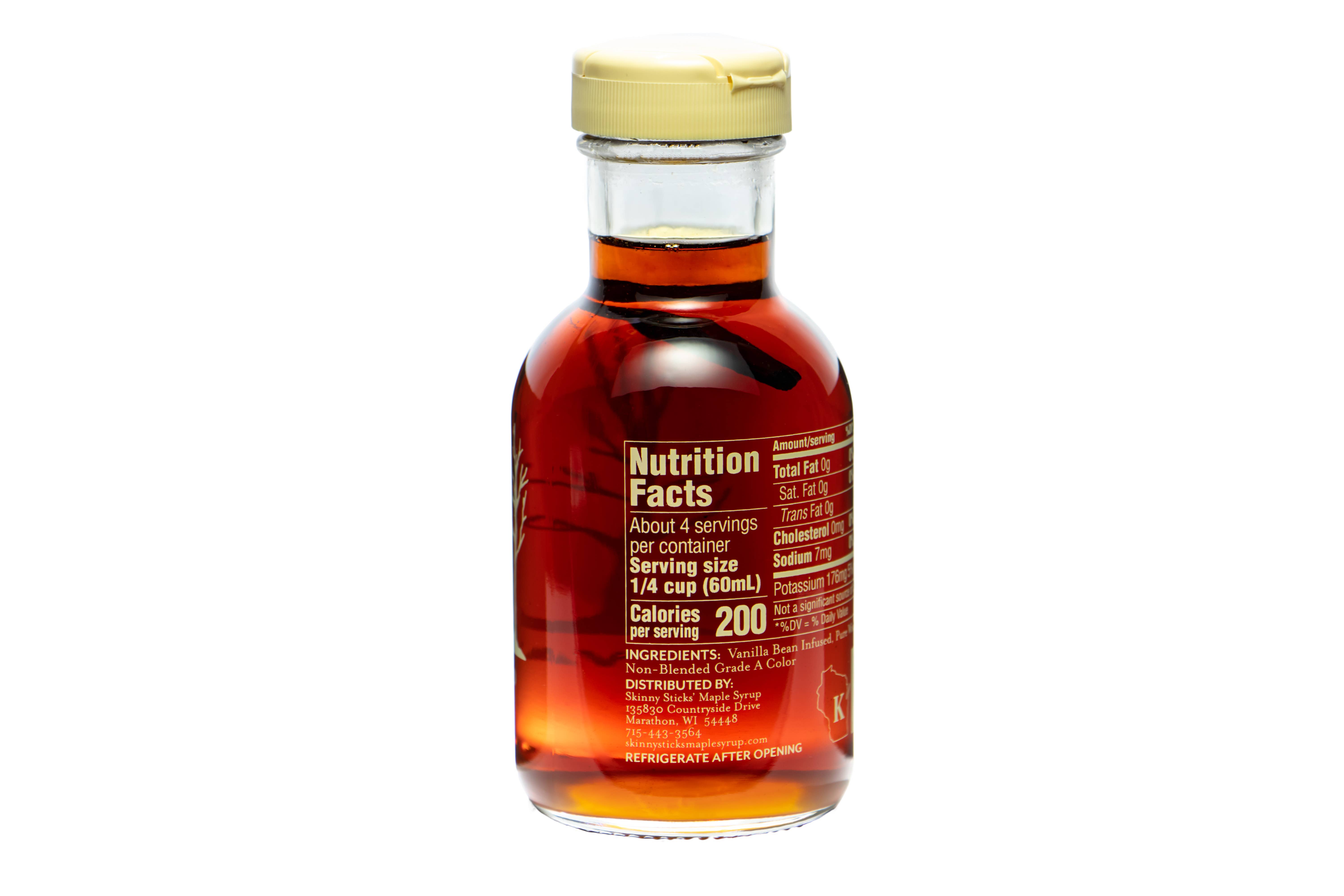 Skinny Sticks' Maple Syrup - Wholesale Maple Syrup - Vanilla Bean Infused Maple Syrup1