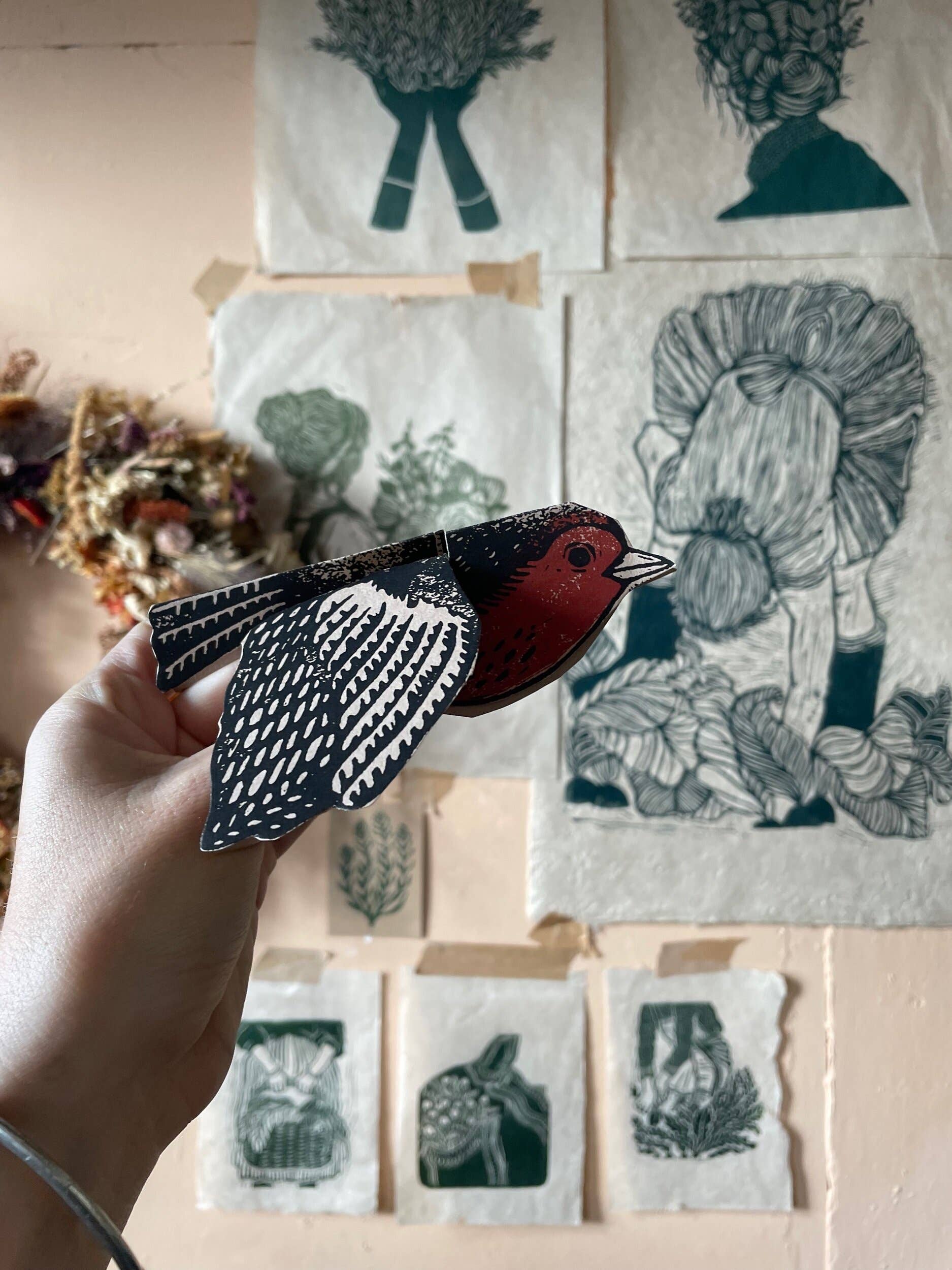 Rosanna Morris - Wholesale Everyday Greeting Card - Robin Greeting Card3