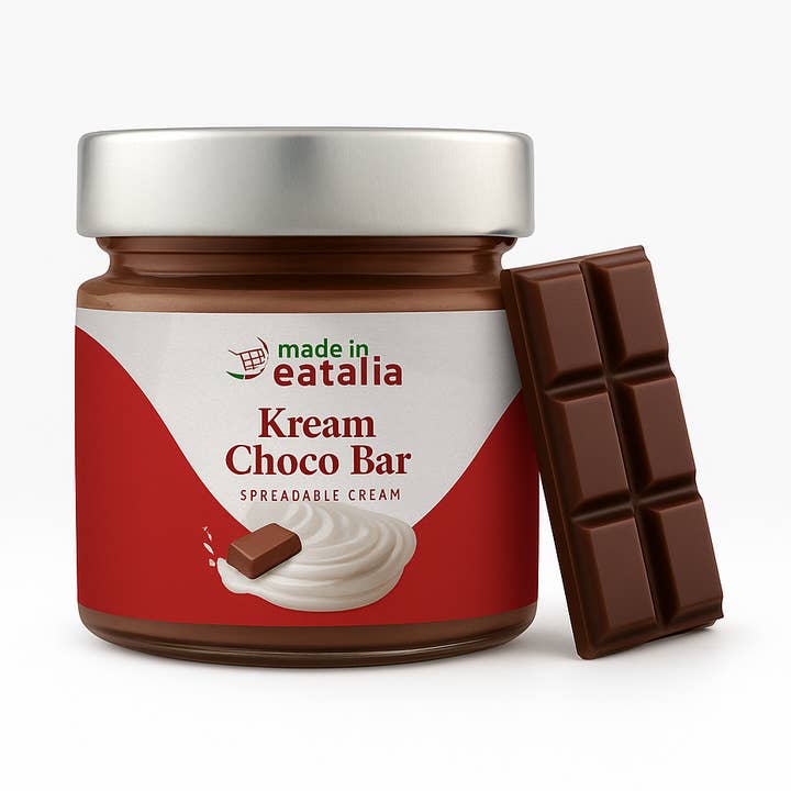 Kream Choco Bar – Smørbar Creme 200g af Made in Eatalia for engroshandel hos Made in eatalia