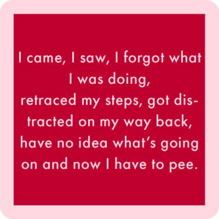 Drinks on Me - Wholesale Coasters - COASTER: i Came, I Saw