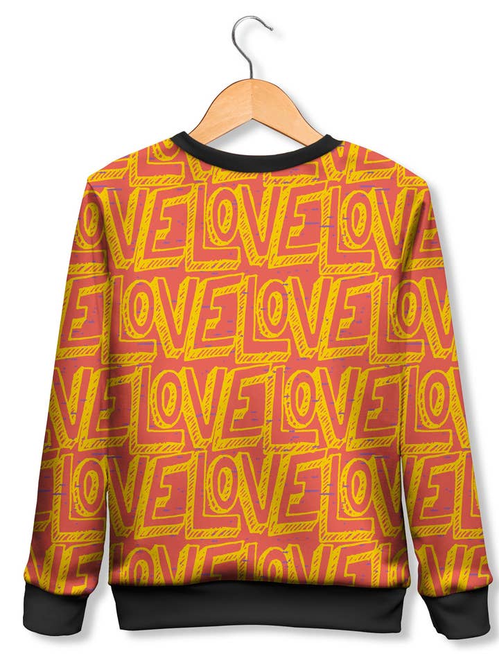 Felpa Fishikii Pop Love per bambini | SUDN.92 per la vendita all'ingrosso da parte di Fishikii