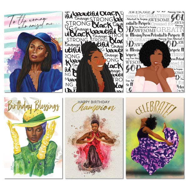 African American Expressions - Wholesale Birthday Card - AOAB840 Birthday Card Assortment2