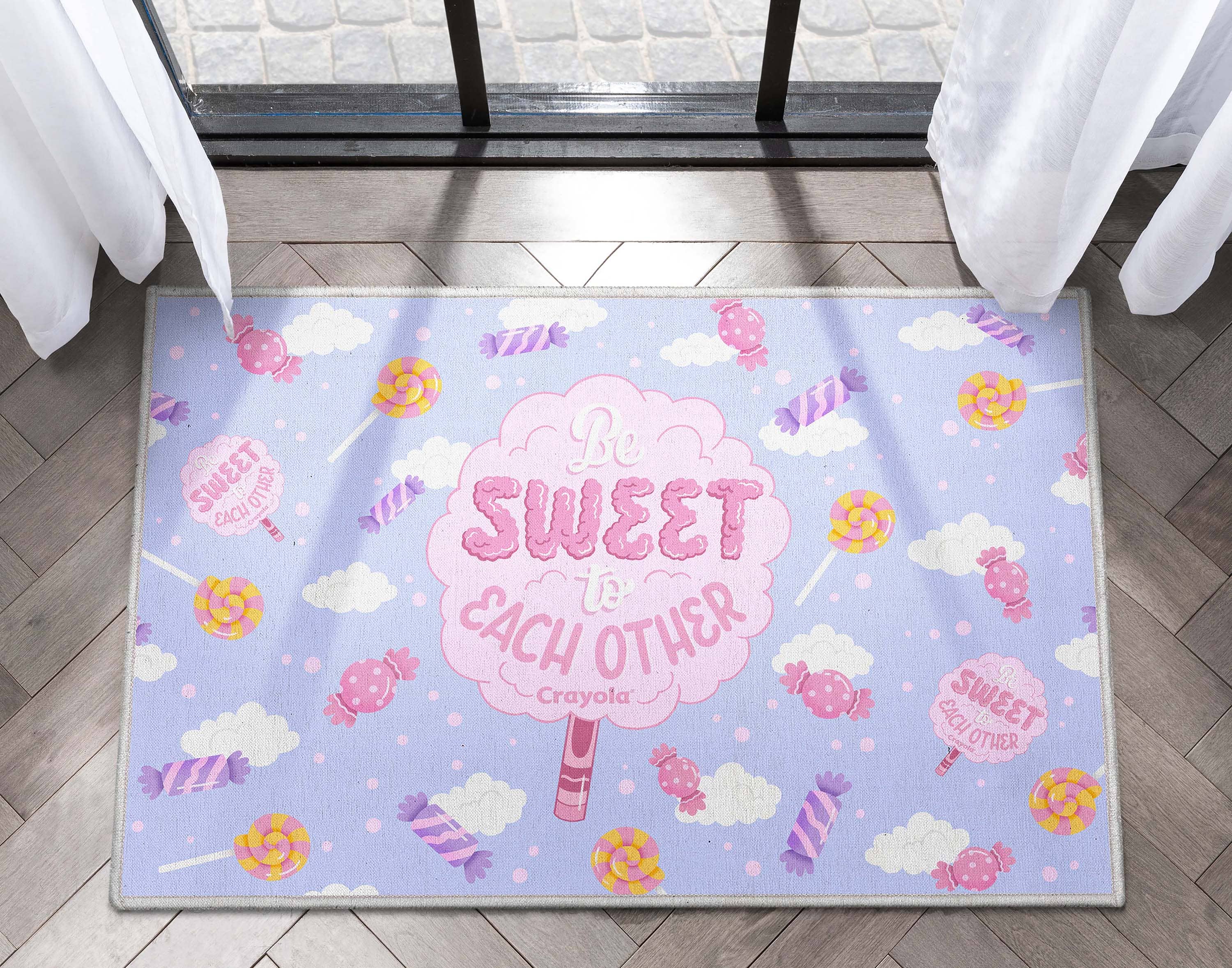 Well Woven - Wholesale Area Rug - Crayola Be Sweet Lilac Area Rug By Well Woven4