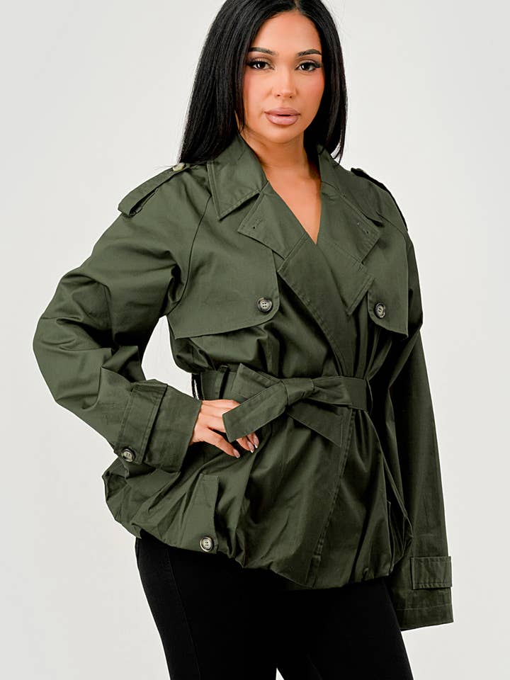 Cherry Mellow - Wholesale Jacket - Women's - TRENCH JACKET1