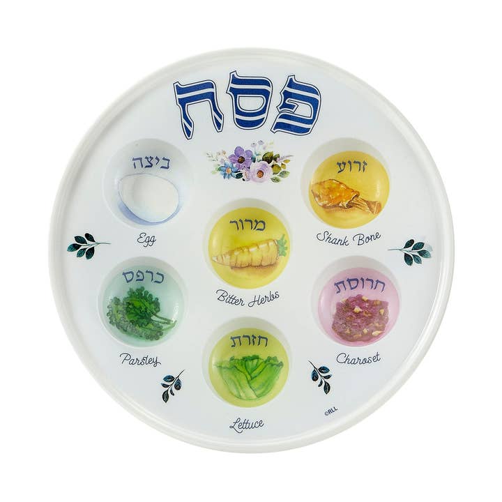 Assiette de Seder jetable, "Classique", Poly, 10,5", La pour la vente par Rite lite