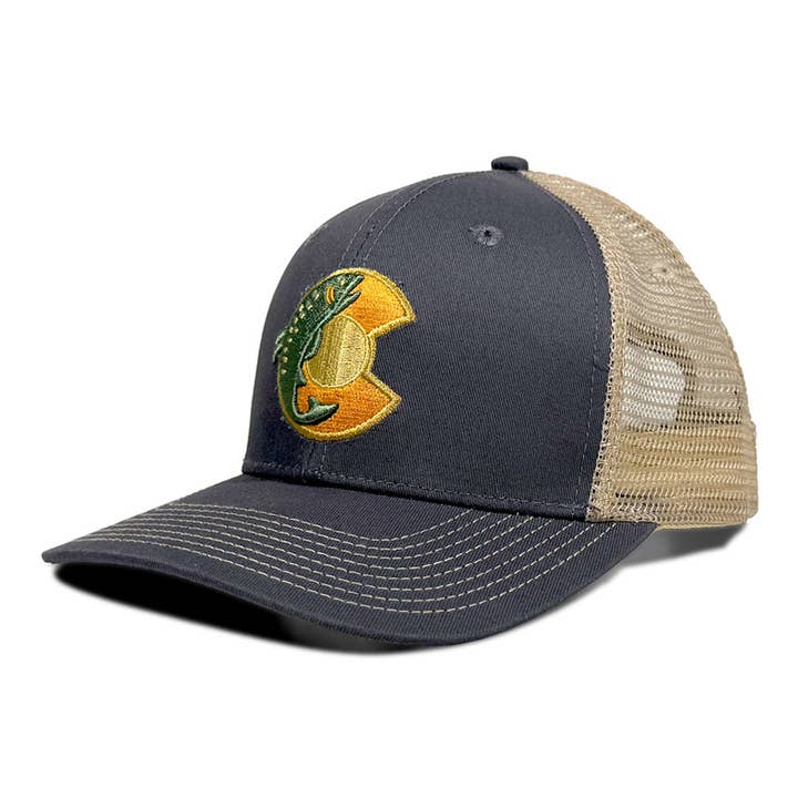 Hat - Colorado Twilight Trout Trucker for wholesale by YoColorado