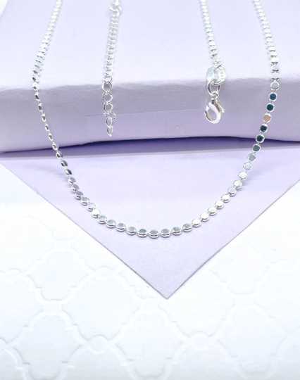 Gold 18k GF Flat Beaded Necklace for wholesale on Faire1