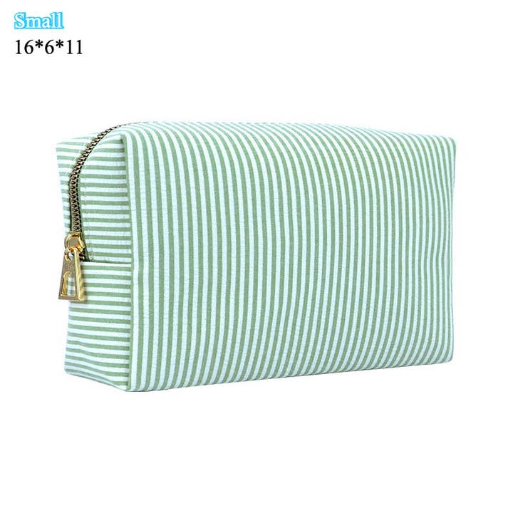 VividLux - Wholesale Makeup/Cosmetic Bag - Striped cosmetic bag