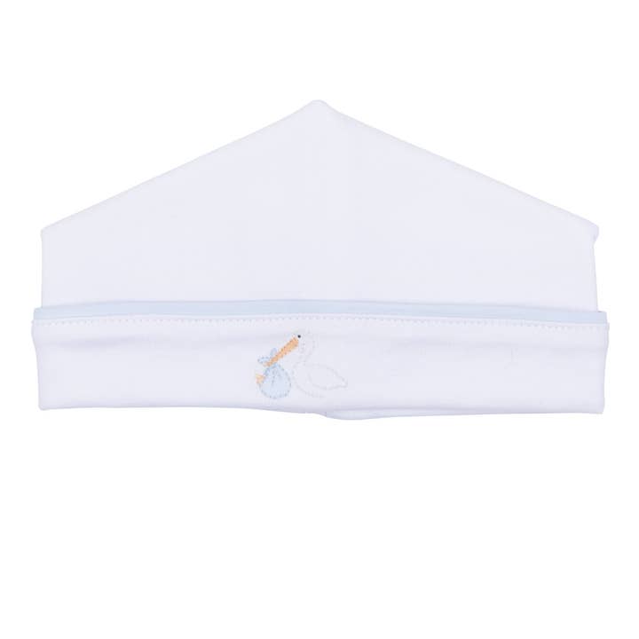 Chapeau Vintage Cigogne - Bleu Clair pour la vente par Magnolia Baby