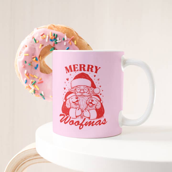 Tazza Merry Woofmas per la vendita all'ingrosso da parte di Molly's World